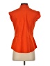 Worthington Orange Sleeveless Button-Down Shirt Size S - photo 2
