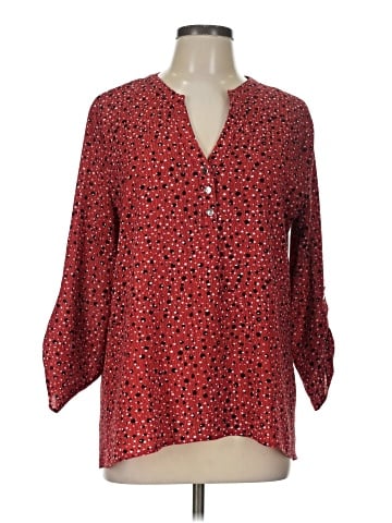 Notations 3/4 Sleeve Blouse (view 1)