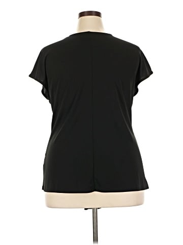 ELOQUII Short Sleeve Blouse (view 2)