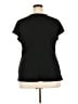 ELOQUII Black Short Sleeve Blouse Size 18 Plus - photo 2