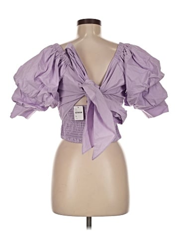 Mare Mare X Anthropologie Short Sleeve Blouse (view 2)