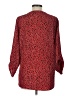Notations Red 3/4 Sleeve Blouse Size L - photo 2