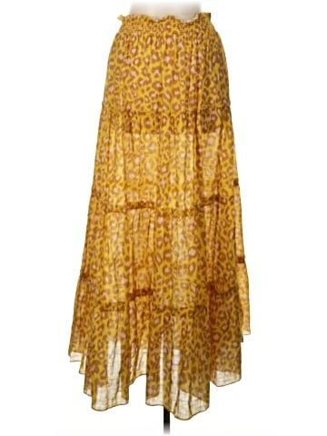 Zimmermann Carnaby Tiered Belted Leopard-Print Cotton-voile Maxi Skirt size (view 2)