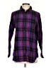 L.L.Bean 100% Cotton Plaid Purple Long Sleeve Button-Down Shirt Size S - photo 1