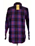 L.L.Bean 100% Cotton Plaid Purple Long Sleeve Button-Down Shirt Size S - photo 2