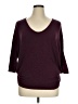 Laila Jayde Burgundy Pullover Sweater Size XL - photo 1