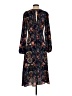 I. Madeline 100% Polyester Paisley Black Casual Dress Size S - photo 2