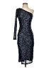 Betsy & Adam Stars Blue Cocktail Dress Size 2 - photo 1
