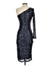 Betsy & Adam Stars Blue Cocktail Dress Size 2 - photo 2