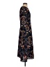 I. Madeline 100% Polyester Paisley Black Casual Dress Size S - photo 4