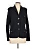 Talbots 100% Cotton Solid Black Blazer Size L - photo 1