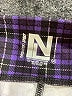 New Look Plaid Purple Casual Pants Size M - photo 7