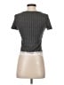 Romwe Gray Short Sleeve Top Size XS - photo 2
