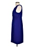 J.Crew 100% Polyester Solid Blue Cocktail Dress Size 4 - photo 5