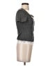 Romwe Gray Short Sleeve Top Size XS - photo 4
