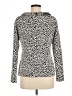 Talbots Animal Print Ivory Long Sleeve Top Size M - photo 2