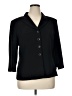 Le Suit 100% Polyester Black Blazer Size 16 - photo 1