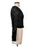 Romwe 100% Polyester Black 3/4 Sleeve Top Size XS - photo 4