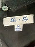She + Sky Black Sleeveless Blouse Size M - photo 7