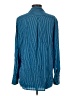 Equipment 100% Viscose Stripes Blue Long Sleeve Button-Down Shirt Size S - photo 2