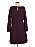 Toad & Co Solid Burgundy Casual Dress Size M - photo 2