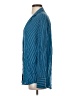 Equipment 100% Viscose Stripes Blue Long Sleeve Button-Down Shirt Size S - photo 5