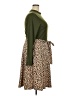 Reba Animal Print Green Casual Dress Size 2X - photo 4