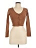 Assorted Brands Brown Long Sleeve Top One size - photo 1