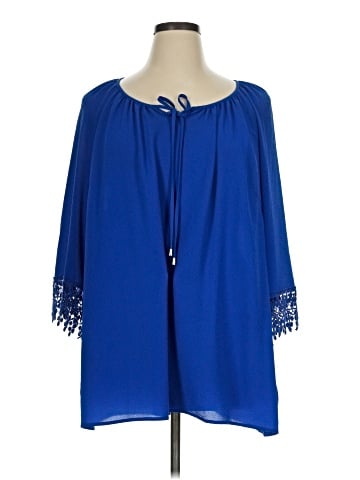 Catherines 3/4 Sleeve Blouse (view 1)