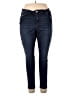 Nine West Solid Blue Jeans Size 18 - photo 1