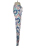 J. McLaughlin Print Blue Casual Pants Size 4 - photo 4
