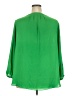 T Tahari 100% Polyester Green 3/4 Sleeve Blouse Size 2X - photo 2