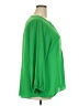 T Tahari 100% Polyester Green 3/4 Sleeve Blouse Size 2X - photo 4