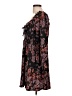 Maurices 100% Polyester Paisley Black Casual Dress Size L - photo 5