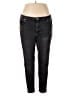 MNG Solid Black Jeans Size 18 - photo 1