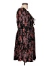 Maurices 100% Polyester Paisley Black Casual Dress Size L - photo 4