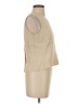 Ann Taylor Chevron-herringbone Tan Sleeveless Top Size 4 - photo 4