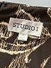 Studio I 100% Polyester Paisley Black Cocktail Dress Size 18 - photo 7