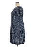 North Style Polka Dots Blue Casual Dress Size 18 - photo 5