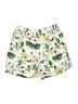 Assorted Brands 100% Viscose Tropical Ivory White Shorts One size - photo 2