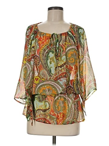 W by Worth 3/4 Sleeve Blouse (view 1)