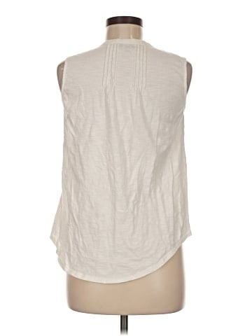 For Cynthia Sleeveless Button-Down Shirt (view 2)