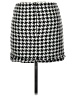 Bishop + Young Houndstooth Gray Casual Skirt Size M - photo 2