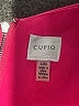 Cupio 100% Polyester Solid Pink Cocktail Dress Size L - photo 4