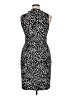 London Style Animal Print Black Cocktail Dress Size 14 - photo 2