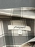 Foxcroft 100% Polyester Plaid Silver Long Sleeve Blouse Size 6 - photo 7