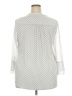 Charter Club 100% Polyester Polka Dots Silver 3/4 Sleeve Blouse Size XXL - photo 2