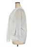 Charter Club 100% Polyester Polka Dots Silver 3/4 Sleeve Blouse Size XXL - photo 5