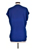 Cynthia Steffe 100% Polyester Blue Short Sleeve Blouse Size L - photo 2