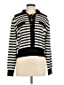 Pink Rose Stripes Ivory Pullover Sweater Size M - photo 1